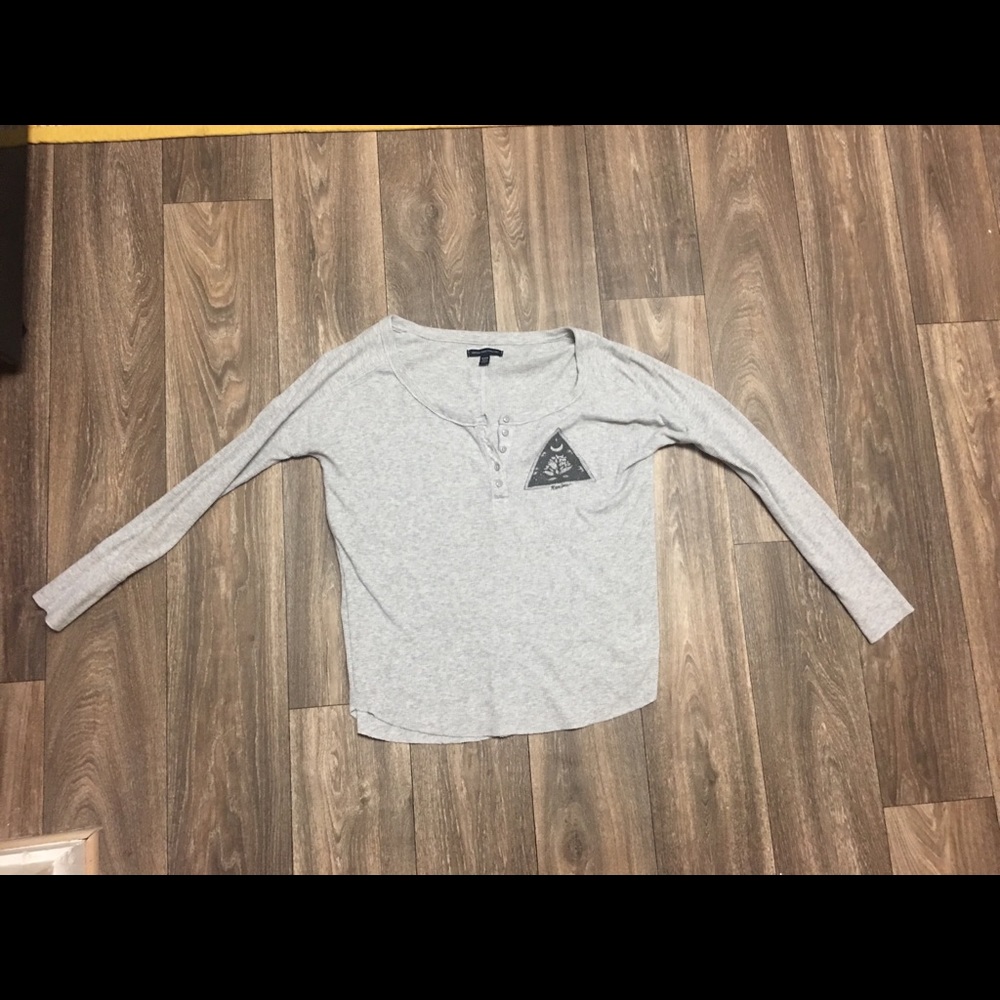 Waffle knit tee